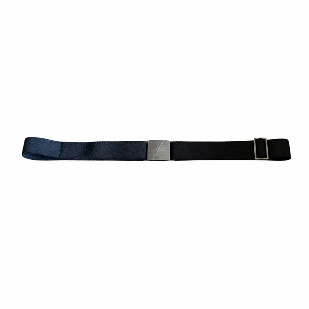 Truth Belts Elastic Flat Adjustable Belt XL 40in - 44in Black